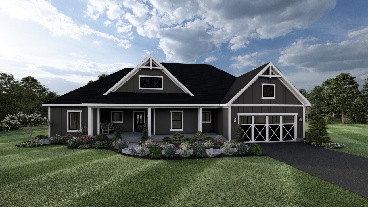 Santa Barbara II | 3 Bedroom, 2.5 Bath House Plan - 2300 Sq Ft House Plans